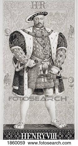 Henry Viii, 1491-1547 King Of England. Engraved By T. Brown After J. L. Williams. From The Book “Illustrations Of English And Scottish History†Volume 1 View Large Photo Image Stock Photo - Henry Viii, 1491-1547 King Of England. Engraved By T. Brown After J. L. Williams. From The Book “Illustrations Of English And Scottish History†Volume 1. Fotosearch