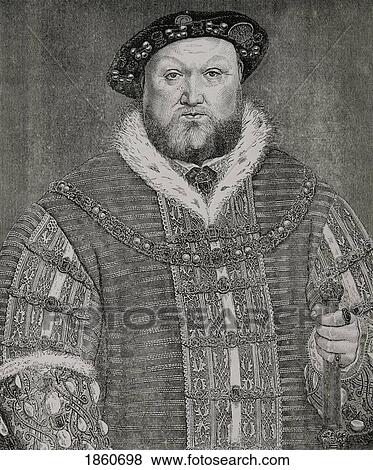 Henry Viii 1491 To 1547 King Of England After A Work By Hans Holbein The Younger View Large Photo Image Stock Photo - Henry Viii 1491 To 1547 King Of England After A Work By Hans Holbein The Younger. Fotosearch