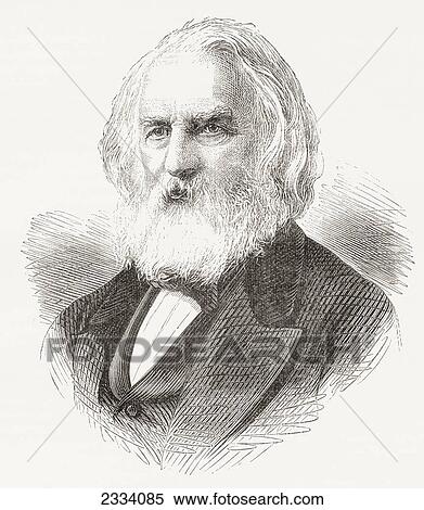 Henry Wadsworth Longfellow, 1807 € View Large Photo Image Stock Photography - Henry Wadsworth Longfellow, 1807 €. Fotosearch