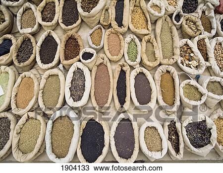 Herbs And Spices For Sale At The Hotan Sunday Market, Xinjiang, China. View Large Photo Image Stock Image - Herbs And Spices For Sale At The Hotan Sunday Market, Xinjiang, China.. Fotosearch