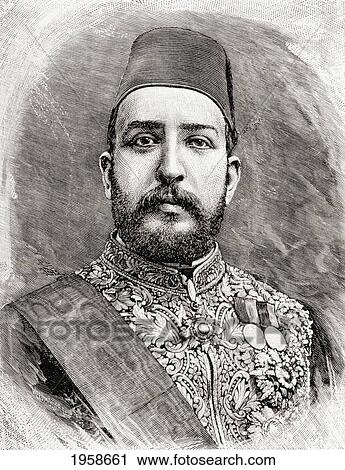 Hh Muhammed Tewfik Pasha, Tawfiq Of Egypt, 1852 To 1892. Khedive Of Egypt And Sudan Between 1879 And 1892, And The Sixth Ruler From The Muhammad Ali Dynasty. From In Darkest Africa By Henry M. Stanley Published 1890. View Large Photo Image Stock Image - Hh Muhammed Tewfik Pasha, Tawfiq Of Egypt, 1852 To 1892. Khedive Of Egypt And Sudan Between 1879 And 1892, And The Sixth Ruler From The Muhammad Ali Dynasty. From In Darkest Africa By Henry M. Stanley Published 1890.. Fotosearch