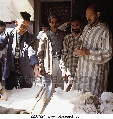 Hide Market Negotiation 1, Medina, Fez, Morocco View Large Photo Image Picture - Hide Market Negotiation 1, Medina, Fez, Morocco. Fotosearch