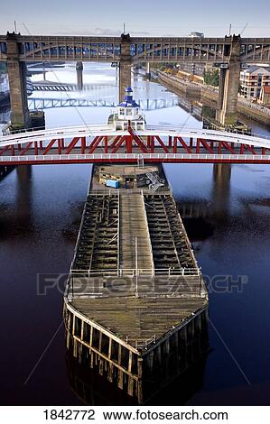 High Angle View Of Bridges; Newcastle Upon Tyne, Tyne And Wear, England, Uk View Large Photo Image Stock Image - High Angle View Of Bridges; Newcastle Upon Tyne, Tyne And Wear, England, Uk. Fotosearch