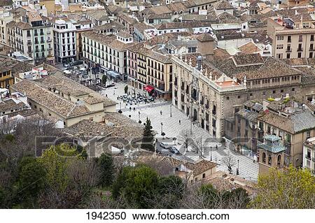 High Angle View Of Granada; Granada Andalusia Spain View Large Photo Image Stock Image - High Angle View Of Granada; Granada Andalusia Spain. Fotosearch
