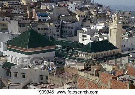 High Angle View Of Kairaouine Mosque, Moulay Idriss, Morocco View Large Photo Image Stock Photography - High Angle View Of Kairaouine Mosque, Moulay Idriss, Morocco. Fotosearch