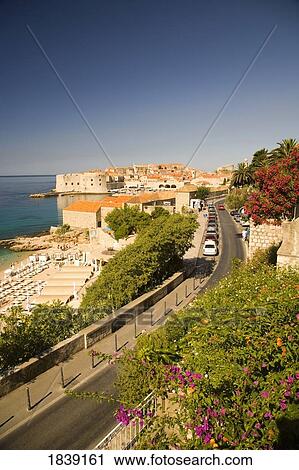 High Angle View Over Dubrovnik; Croatia View Large Photo Image Stock Image - High Angle View Over Dubrovnik; Croatia. Fotosearch