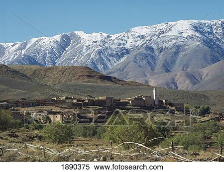 Stock Photography - High Atlas Near Tizi N'tichka Pass Between Ouarzazate And Marrakesh. Fotosearch
