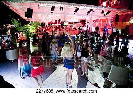 Stock Photo - High class night club on the beach; Odessa, Ukraine. Fotosearch