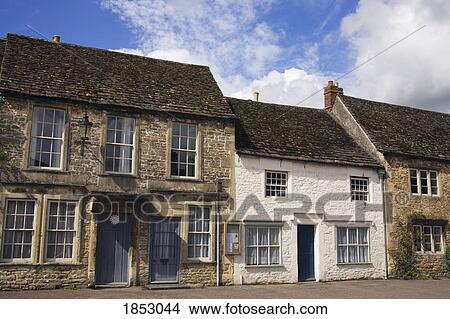 High Street, Lacock, Cotswolds, Wiltshire County, England View Large Photo Image Picture - High Street, Lacock, Cotswolds, Wiltshire County, England. Fotosearch