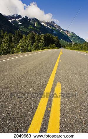Highway 37A And Mountains, Northern British Columbia View Large Photo Image Stock Image - Highway 37A And Mountains, Northern British Columbia. Fotosearch