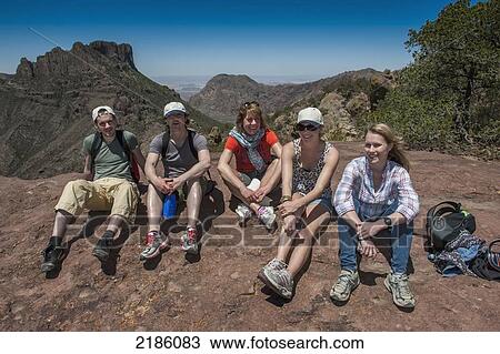 Hiking In The Chisos Basin, Big Bend National Park, Texas, Usa View Large Photo Image Stock Image - Hiking In The Chisos Basin, Big Bend National Park, Texas, Usa. Fotosearch