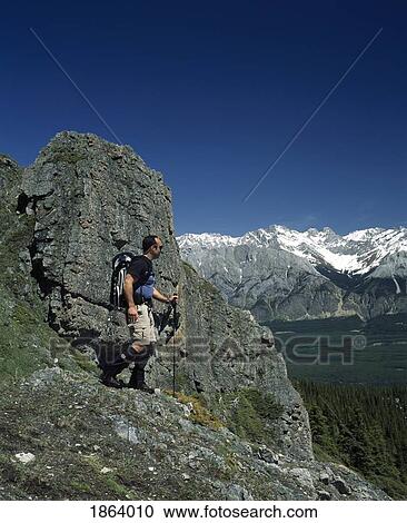 Hiking In The Rocky Mountains, Kananaskis, Alberta, Canada View Large Photo Image Stock Image - Hiking In The Rocky Mountains, Kananaskis, Alberta, Canada. Fotosearch