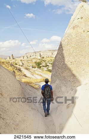 Hiking through Rose Valley; Cappadocia, Turkey View Large Photo Image Stock Photography - Hiking through Rose Valley; Cappadocia, Turkey. Fotosearch