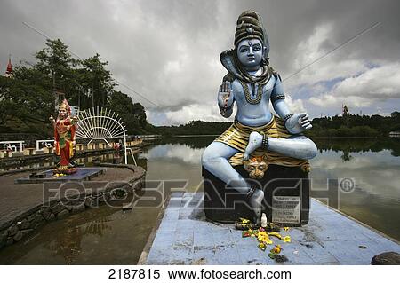 HINDU TEMPLES AT GRAND BASSIN MAURITIUS View Large Photo Image Stock Photography - HINDU TEMPLES AT GRAND BASSIN MAURITIUS. Fotosearch