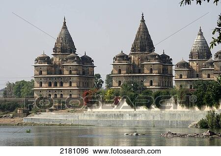 Hindu Temples At Orcha Madhya Pradesh India View Large Photo Image Stock Photograph - Hindu Temples At Orcha Madhya Pradesh India. Fotosearch