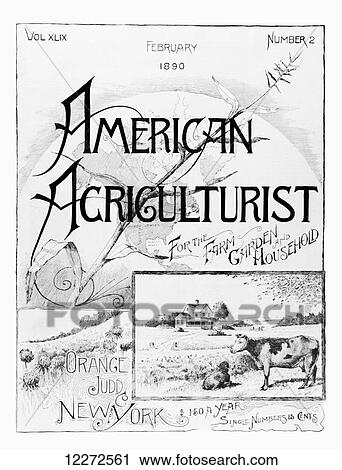 Historic American Agriculturist advertisement from late 19th century. View Large Photo Image Stock Image - Historic American Agriculturist advertisement from late 19th century.. Fotosearch