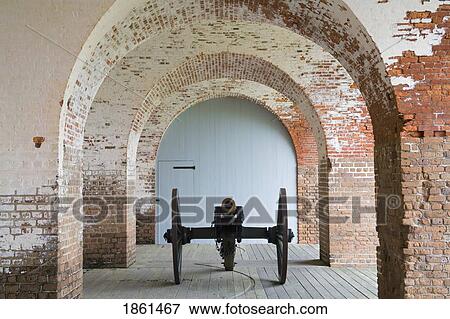 Historic Cannon At Fort Pulaski National Monument, Savannah, Georgia, Usa View Large Photo Image Stock Photo - Historic Cannon At Fort Pulaski National Monument, Savannah, Georgia, Usa. Fotosearch