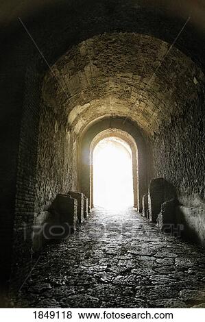 Stock Photo - Historic Italian Ruins, Aftermath Of Volcanic Eruption; Pompeii, Italy. Fotosearch