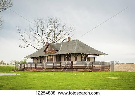 Historic train station; Charles Town, West Virginia, United States of America View Large Photo Image Stock Photo - Historic train station; Charles Town, West Virginia, United States of America. Fotosearch