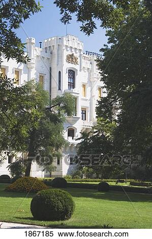 Hluboka Chateau, Hluboka Nad Vltavou, Czech Republic View Large Photo Image Stock Photography - Hluboka Chateau, Hluboka Nad Vltavou, Czech Republic. Fotosearch