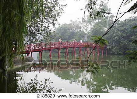 Stock Photo - HOAN KIEM LAKE HANOI VIETNAM. Fotosearch