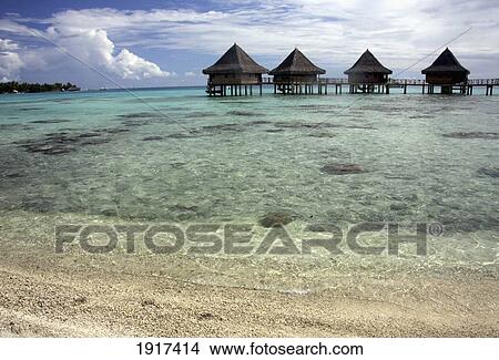Picture - Holiday Huts At Blue Lagoon. Fotosearch