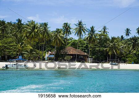 Holiday Resort On Beach From Sea View Large Photo Image Stock Photo - Holiday Resort On Beach From Sea. Fotosearch