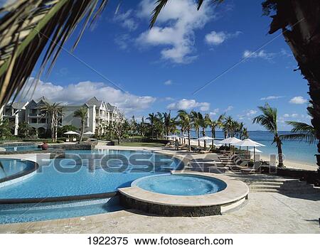 Stock Photography - Holiday Resort Swimming Pool. Fotosearch