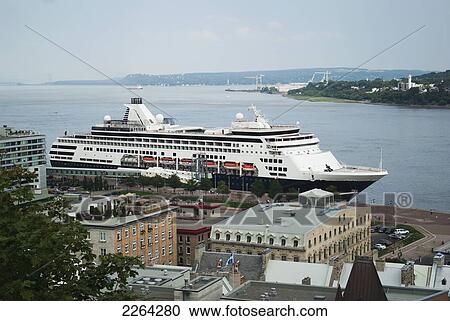 Holland american maasdam cruise ship moored by waterfront; quebec city quebec canada View Large Photo Image Stock Image - Holland american maasdam cruise ship moored by waterfront; quebec city quebec canada. Fotosearch