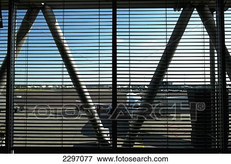 Stock Photo - Holland, View from window of Schiphol airport; Amsterdam. Fotosearch