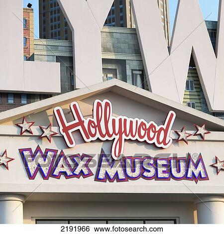 Stock Photograph - Hollywood Wax Museum; Branson Missouri United States Of America. Fotosearch