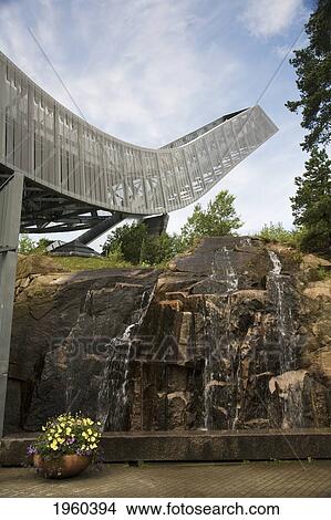 Picture - Holmenkollen Ski Jump; Oslo, Norway. Fotosearch