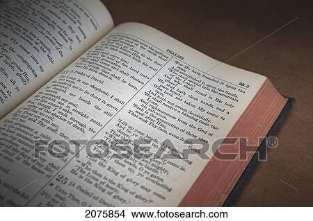 Holy Bible Laying Open View Large Photo Image Picture - Holy Bible Laying Open. Fotosearch