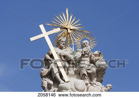 Stock Photograph - Holy Trinity Statue, Budapest, Hungary. Fotosearch