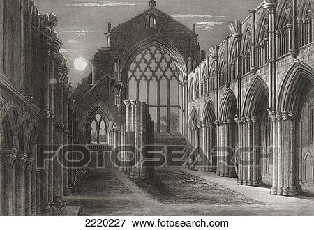 Holyrood Abbey, Edinburgh, Scotland In The Early 19Th Century. From The History Of England Published 1859. View Large Photo Image Stock Photo - Holyrood Abbey, Edinburgh, Scotland In The Early 19Th Century. From The History Of England Published 1859.. Fotosearch