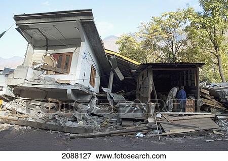 Home Destroyed By The 8 October 2005 Earthquake, Chinari, Azad Kashmir, Pakistan View Large Photo Image Stock Photo - Home Destroyed By The 8 October 2005 Earthquake, Chinari, Azad Kashmir, Pakistan. Fotosearch