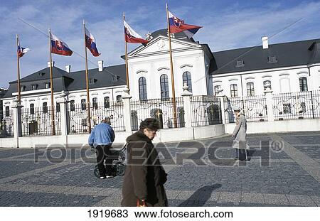 Home Of The Slovak President. The A. Grassalkovich Palace, Bratislava View Large Photo Image Stock Image - Home Of The Slovak President. The A. Grassalkovich Palace, Bratislava. Fotosearch