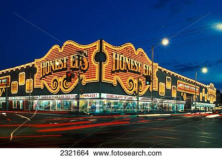 Picture - Honest Ed's landmark discount store; Toronto, Ontario, Canada. Fotosearch