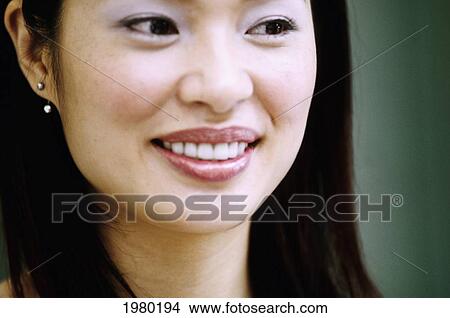 Hong Kong, Chinese Girl, Close-Up Of Face. View Large Photo Image Picture - Hong Kong, Chinese Girl, Close-Up Of Face.. Fotosearch