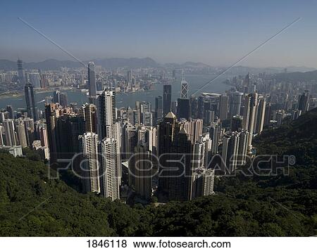 Hong Kong Cityscape; Hong Kong, China View Large Photo Image Stock Photo - Hong Kong Cityscape; Hong Kong, China. Fotosearch
