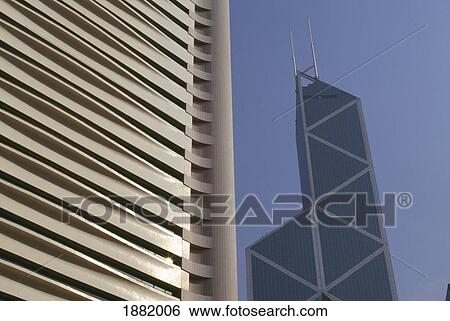 Stock Photograph - Hong Kong's China Bank. Fotosearch
