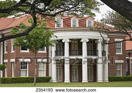 Stock Image - Honolulu mayors office of culture and the arts; Honolulu, Oahu, Hawaii, United States of America. Fotosearch