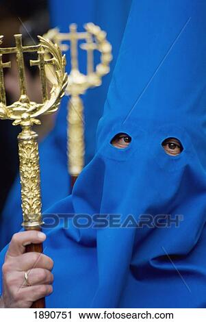 Hooded Man At Semana Santa Easter Festival View Large Photo Image Stock Image - Hooded Man At Semana Santa Easter Festival. Fotosearch
