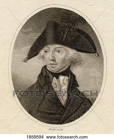 Picture - Horatio Nelson, 1St Viscount Nelson, 1St Duke Of BrontÃƒÆ’Ã‚Â©, 1758 To 1805. British Naval Commander. 19Th Century Print Engraved By Heath For The Lady's Magazine.. Fotosearch