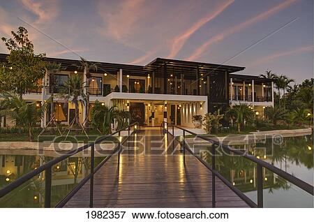 Stock Photo - Horizon Village Resort And Convention Center; Chiang Mai Thailand. Fotosearch