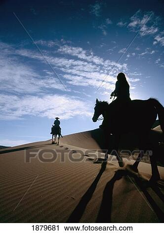 Horseback Riders In Silhouette On Sand Dune View Large Photo Image Stock Image - Horseback Riders In Silhouette On Sand Dune. Fotosearch