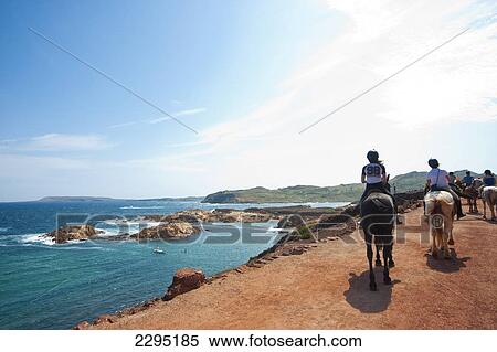 Horses In Cala Pregonda, Menorca, Balearic Islands, Spain View Large Photo Image Stock Photography - Horses In Cala Pregonda, Menorca, Balearic Islands, Spain. Fotosearch