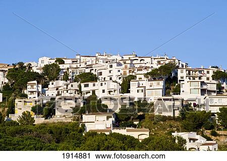 Hoses On Top Of Hill In Cala Mongo View Large Photo Image Stock Image - Hoses On Top Of Hill In Cala Mongo. Fotosearch