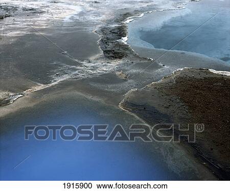 Stock Image - Hot Mineral Pools. Fotosearch