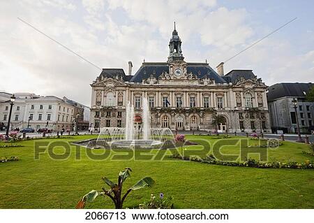 Hotel De Ville (City Hall) On Place Jean Jaures, Tours, France View Large Photo Image Stock Image - Hotel De Ville (City Hall) On Place Jean Jaures, Tours, France. Fotosearch